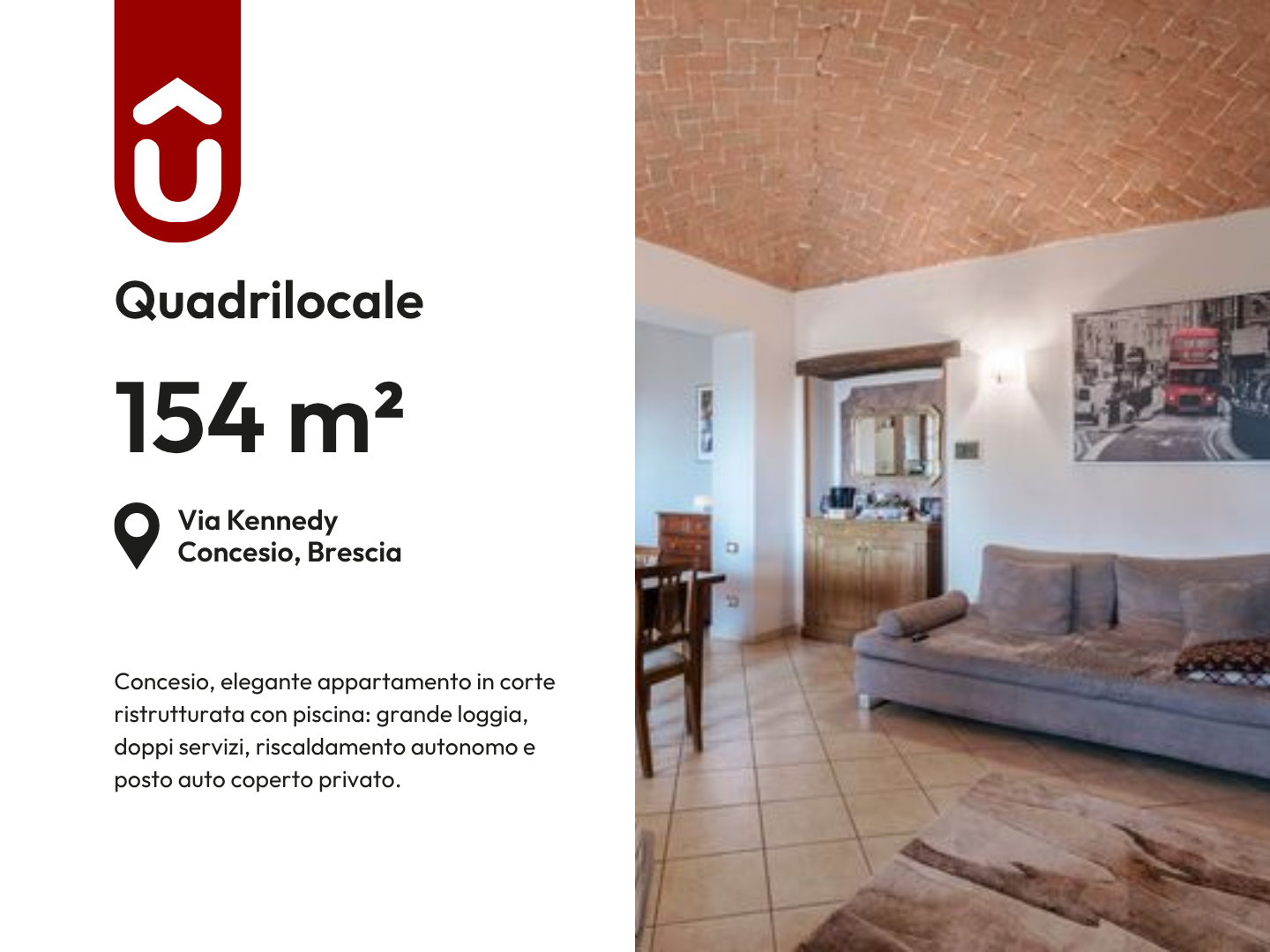 Appartamento Quadrilocale a Concesio – 3520-1 Appartamento Quadrilocale a Concesio - 3520-1