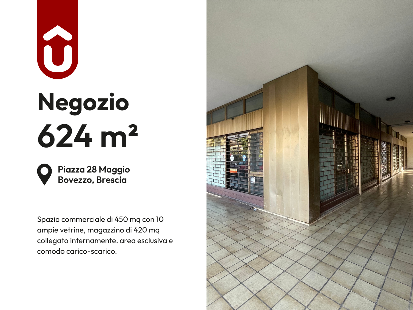 Negozio Open space a Brescia – 3633-1 Negozio Open space a Brescia - 3633-1