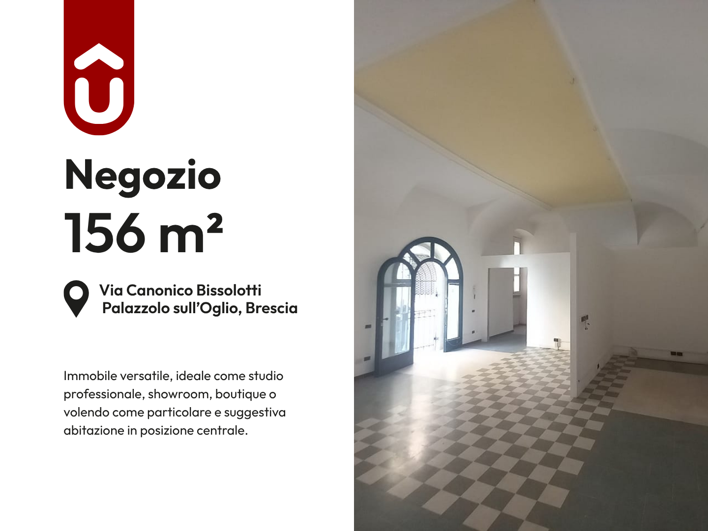 Negozio 4 Vani a Brescia – 3710-1 Negozio 4 Vani a Brescia - 3710-1