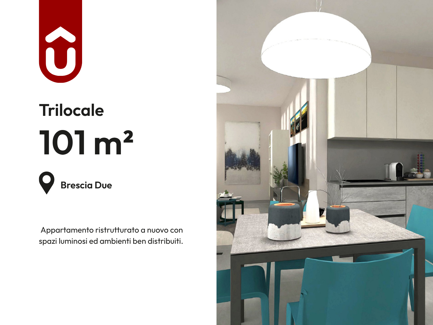 Appartamento Trilocale a Brescia - 3713-1