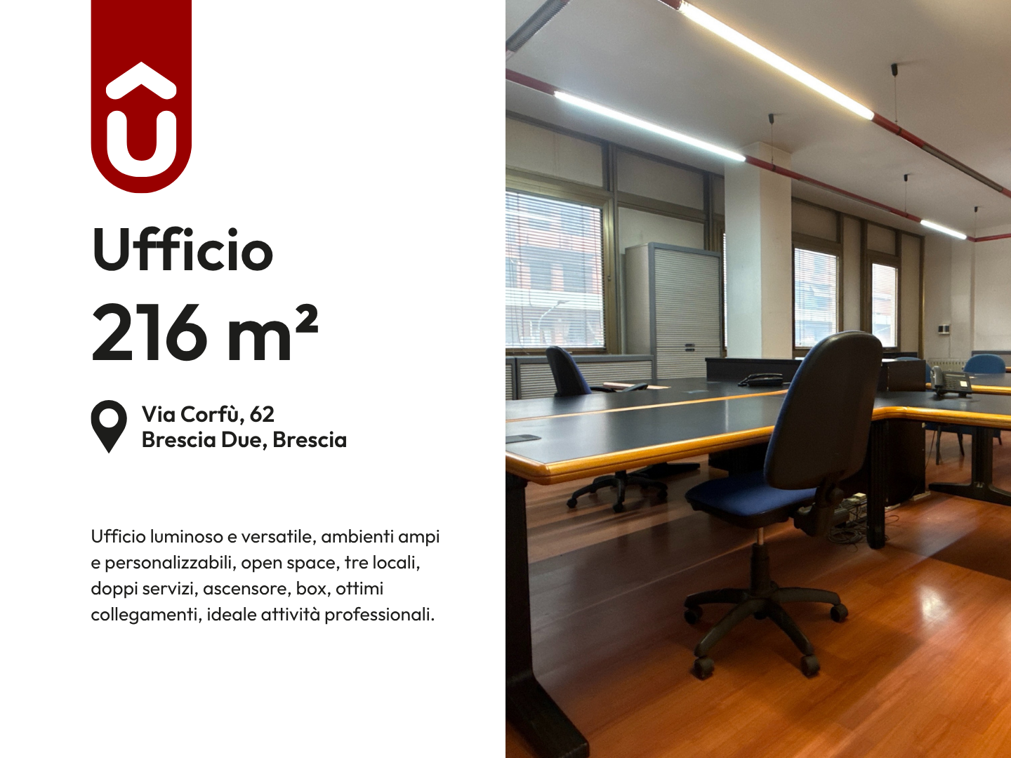Ufficio 6 vani a Brescia – 3762-1 Ufficio 6 vani a Brescia - 3762-1
