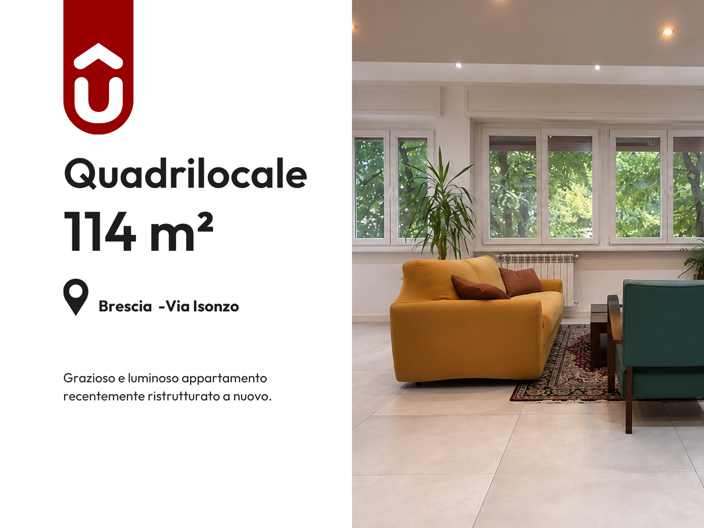 Appartamento Quadrilocale a Brescia – 3781-1 Appartamento Quadrilocale a Brescia - 3781-1